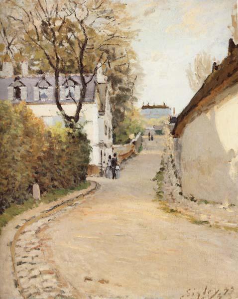 Alfred Sisley Rue de Princesse,Louveciennes